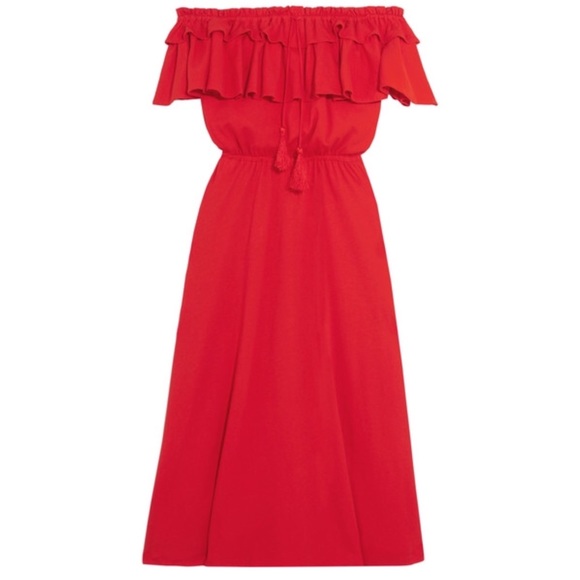 J. Crew Poppy Off Shoulder Ruffle Dress - Picture 3 of 4